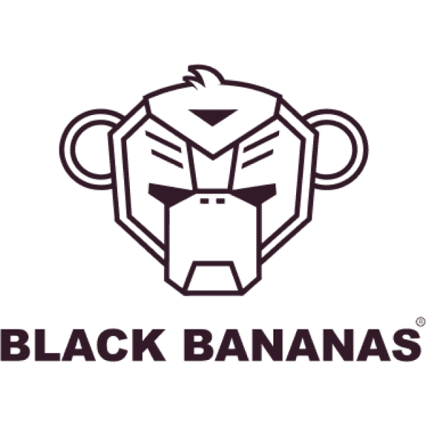 Logo Black Bananas with monkey